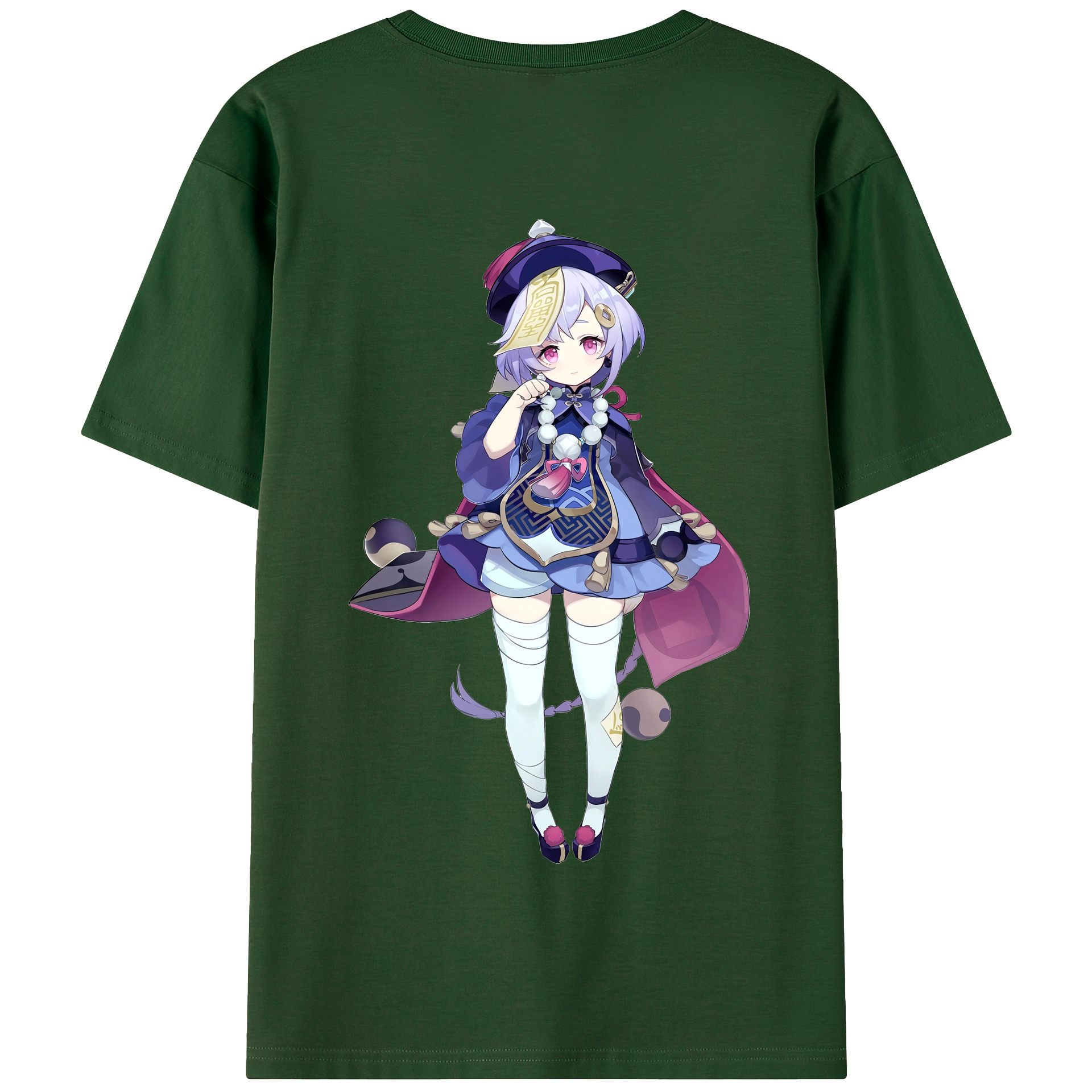 げんし神 七七 なな  genshin Nana 綿100％半袖Tシャツ（背面プリント）
